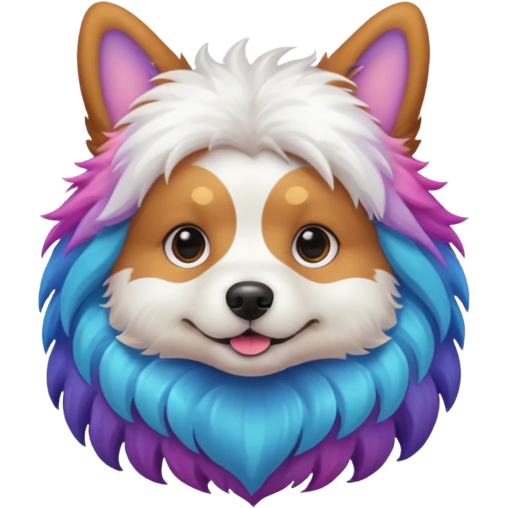 Magic dog emoji