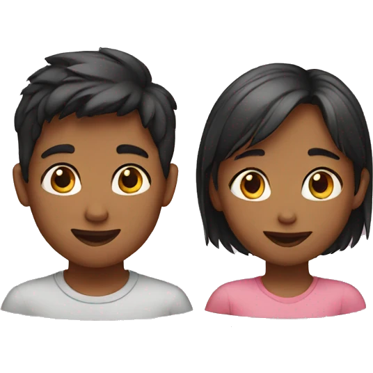boy and girl emoji