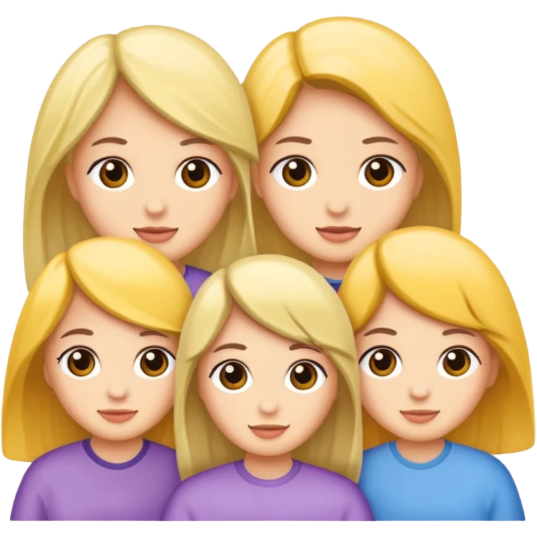 5 sisters 1 brother emoji