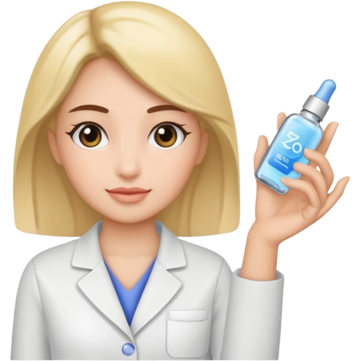 make a person who holds zo skin health cosmetics in her hand  emoji