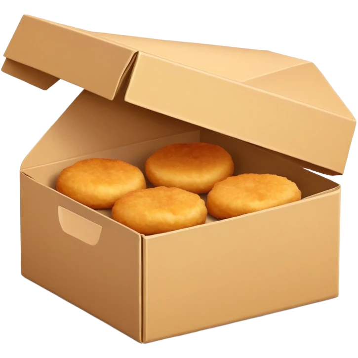 Chicken McNuggets in a box emoji