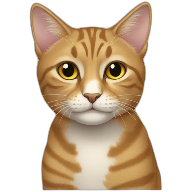 High breed cat emoji
