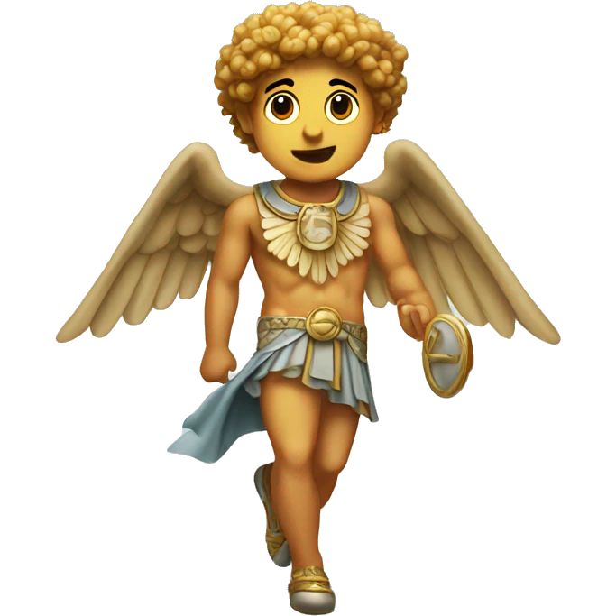 Hermes god with winged shoes emoji