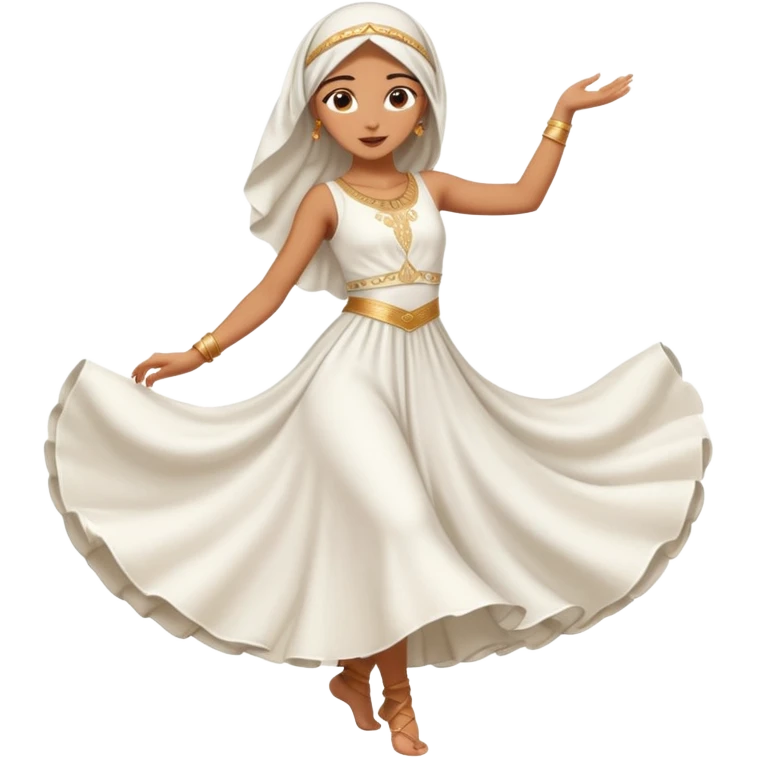 Arabic white dancer girl emoji