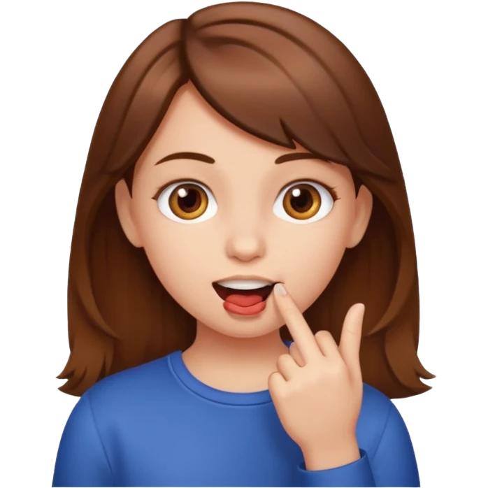 bite your finger girl emoji