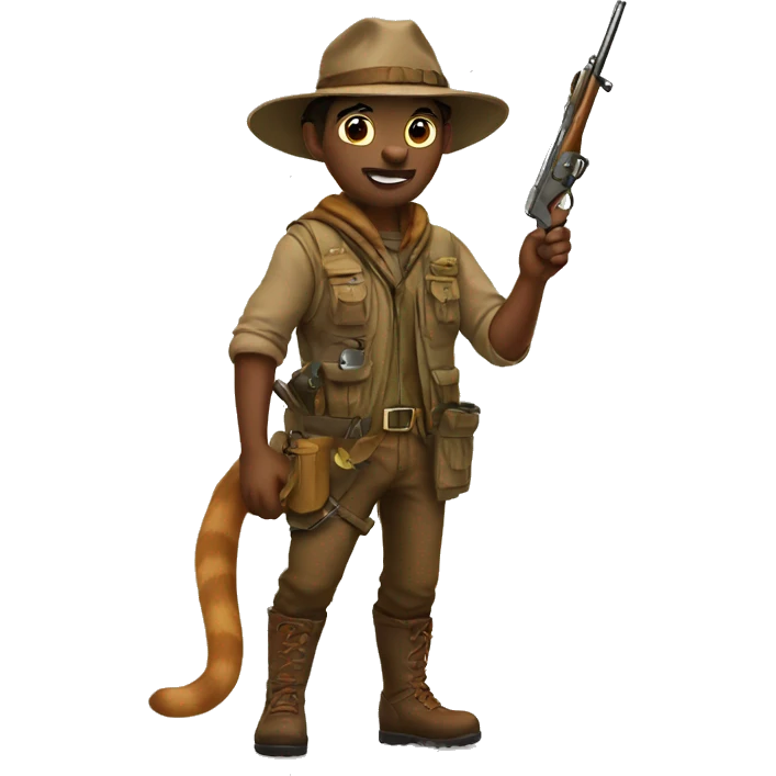 cat hunter emoji