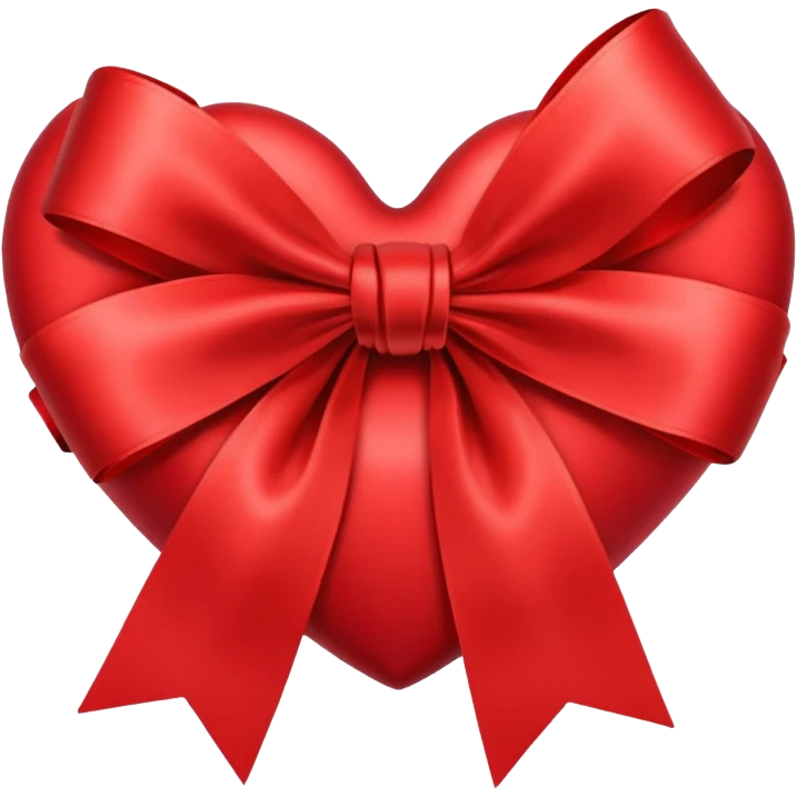 Heart with bows emoji