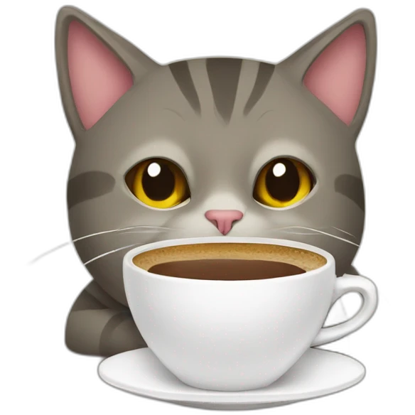 cat-drinking-coffee emoji