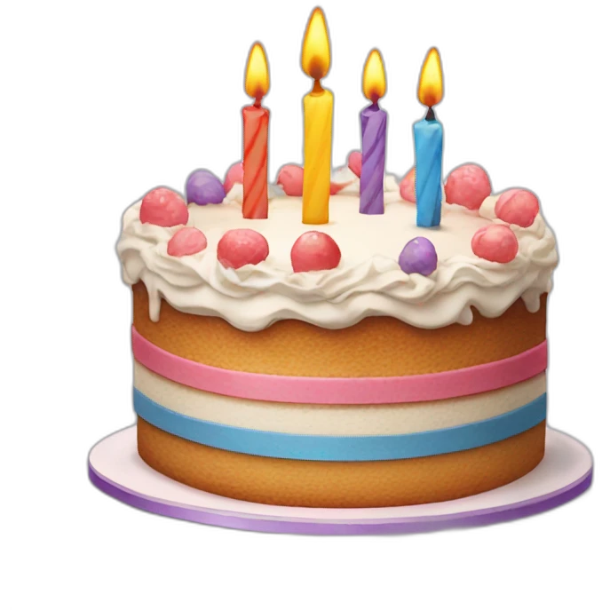 birthday cake emoji