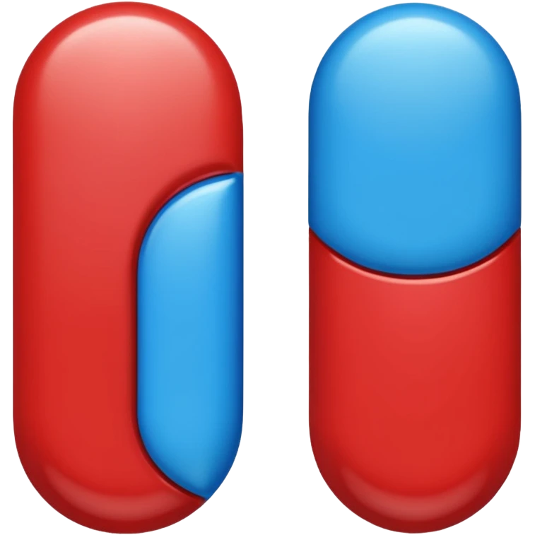 пігулка червоно синя emodji emoji