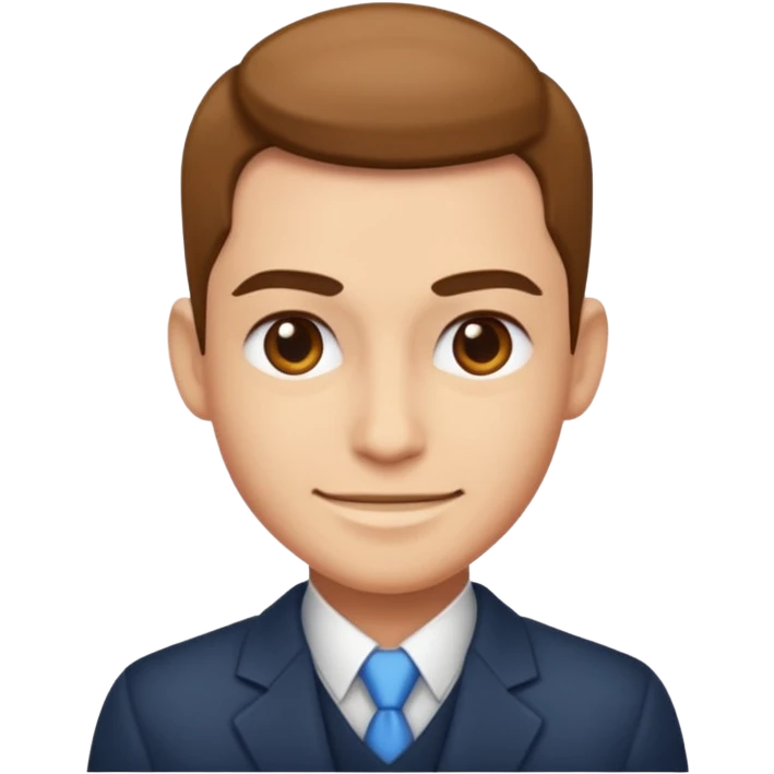 Slick smirk emoji