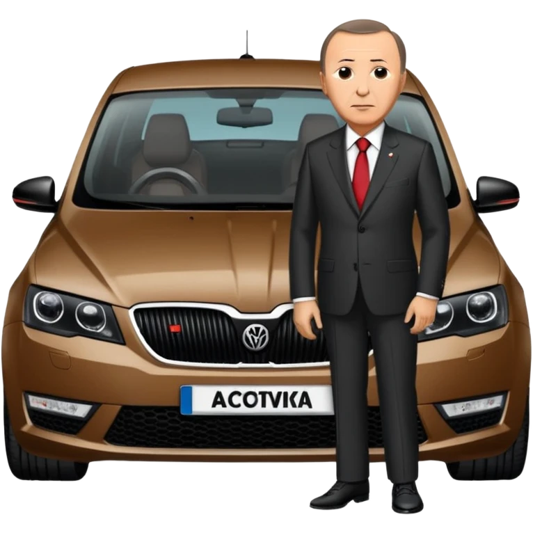 Recep Tayyip Erdoğan Skoda Octavia rs kullanıyor emoji