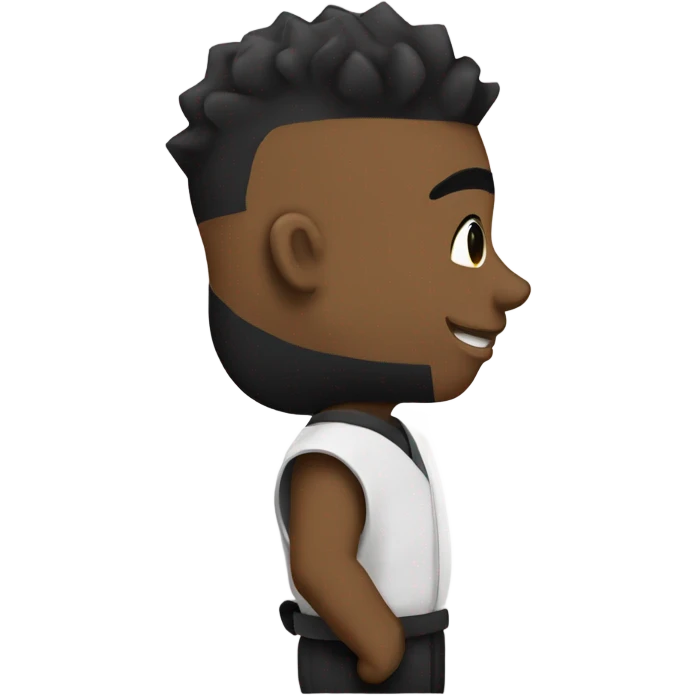 Ninja low taper fade emoji