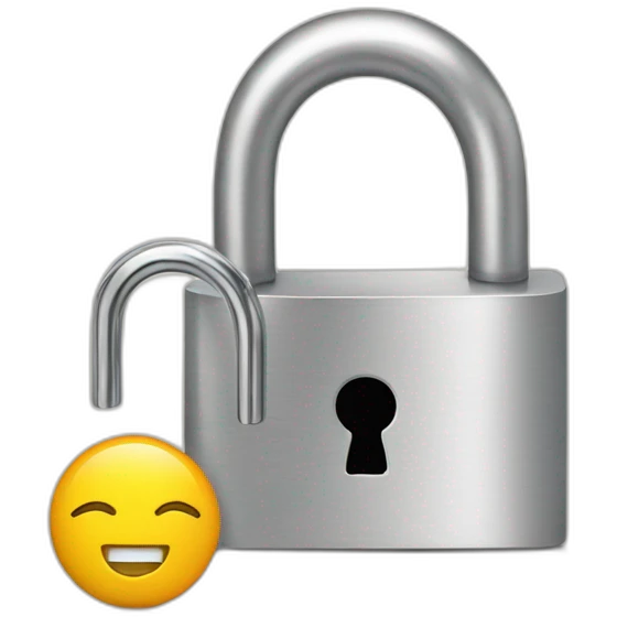 lock next to a macbook emoji