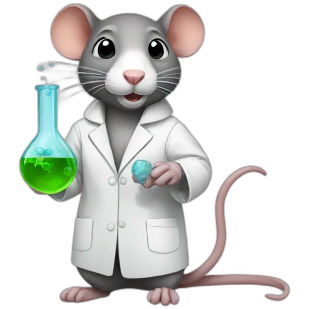 science rat emoji