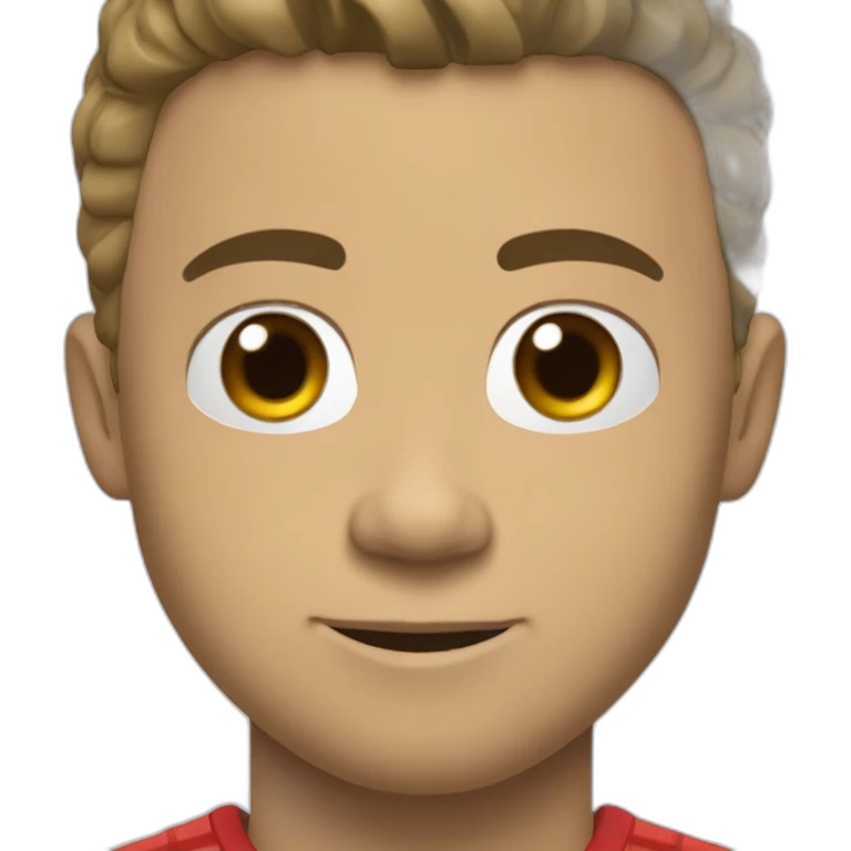 Ronaldo soccer player up-close emoji