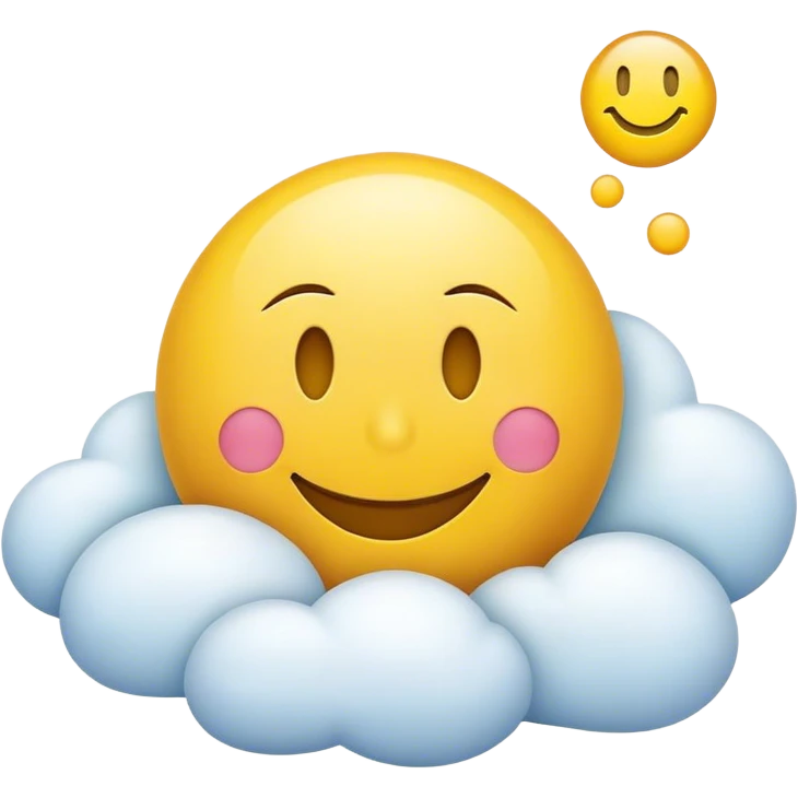 smiley dream emoji