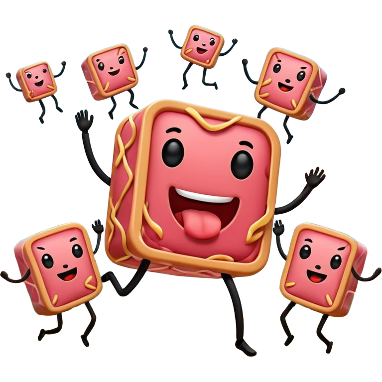 SPAM MEAT meme DANCE PARTY LANDSCAPE emoji