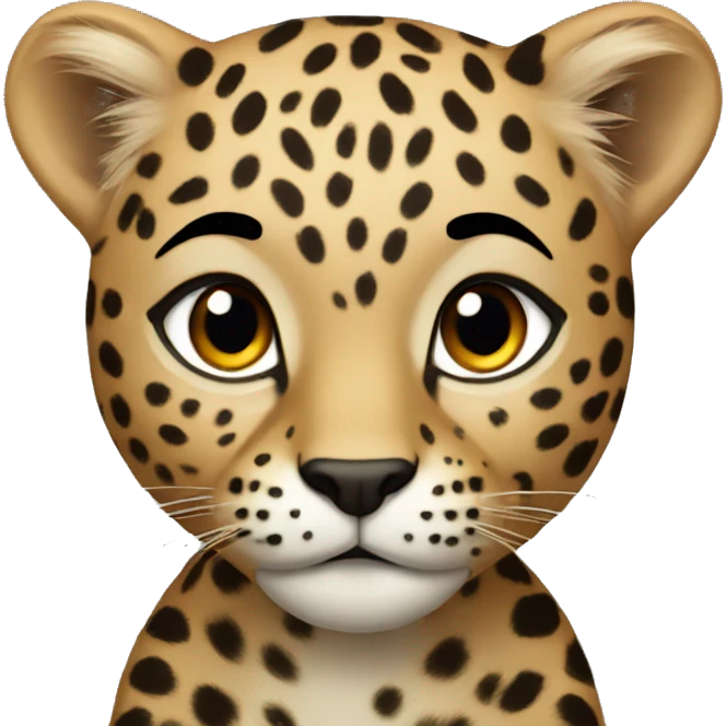 Small leopard emoji