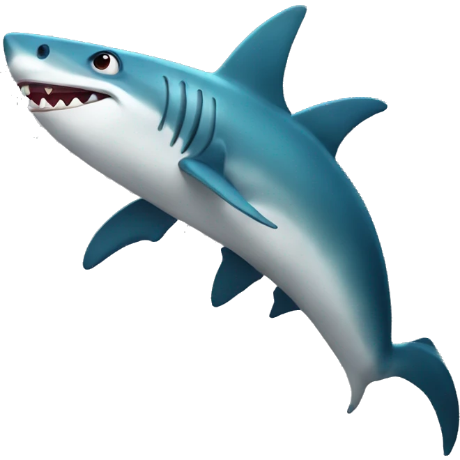 Tiburón bailando emoji