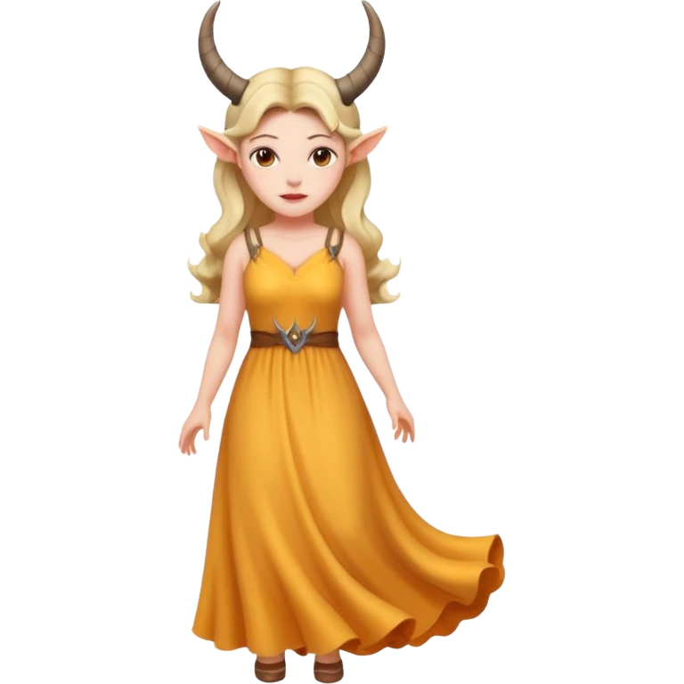 horns and dress emoji