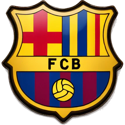 the flag of the Barcelona football club emoji