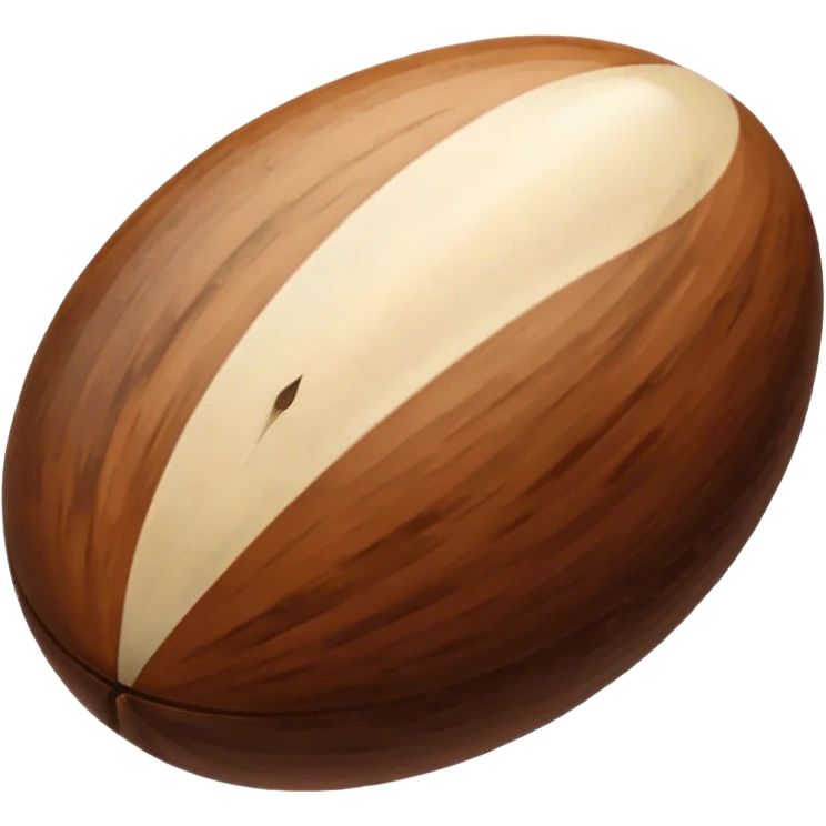 realistic seed, detailed macro close-up, textured patterns, shades of brown and beige, oval-shaped, glossy, studio lighting, sharp focus, high-resolution photography, isolated on neutral background emoji