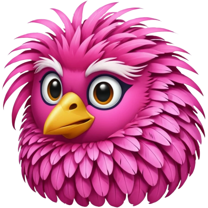 pink bird emoji