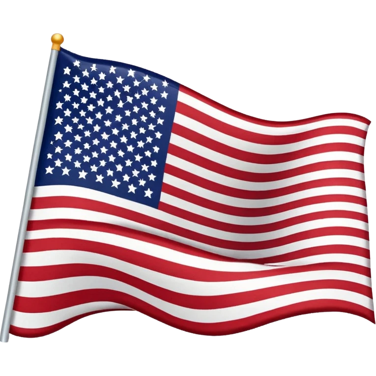 simple upside down US flag emoji
