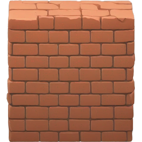 one single brick emoji