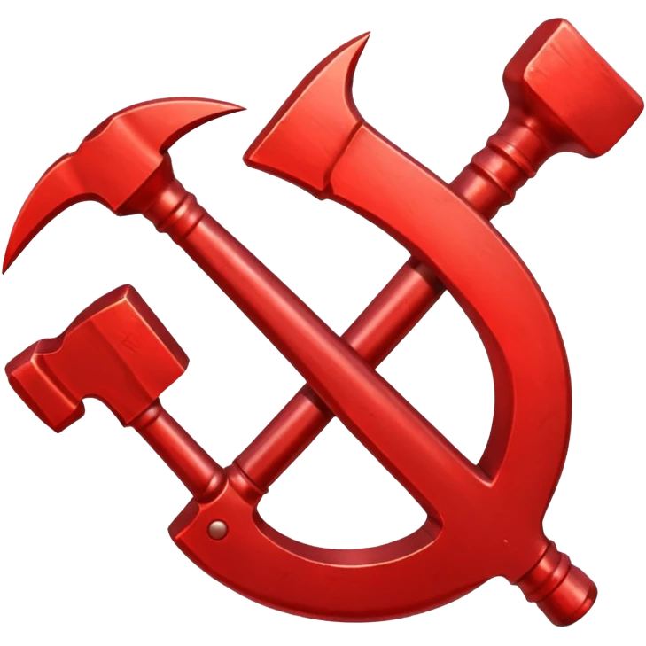 Hammer and sickle emoji