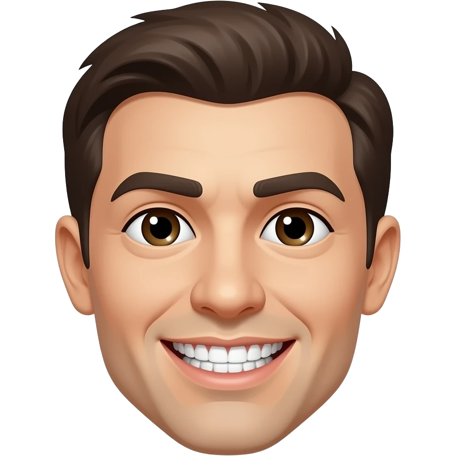 It’s a face that tries to take a bite (shows teeth) emoji