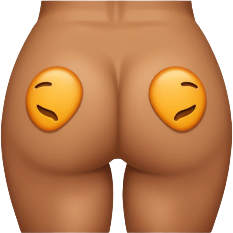 Huge booty emoji