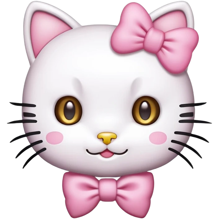 cute hello kitty cat emoji