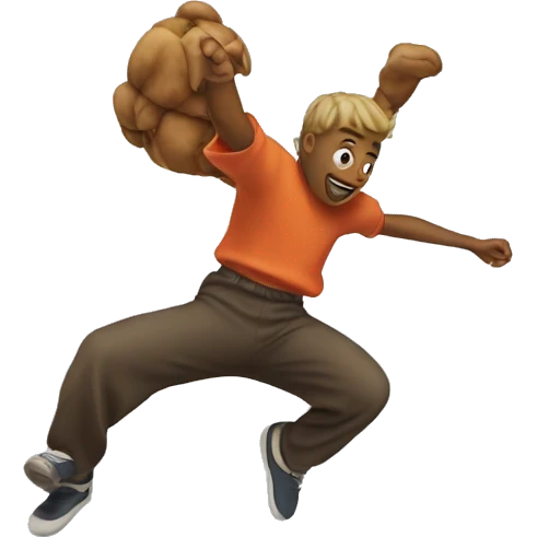 Jump emoji
