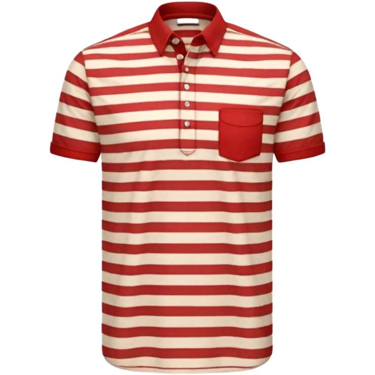 Men Shirt with red Striped  emoji