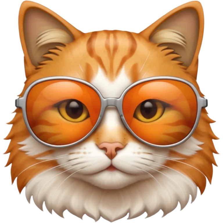 Cat wearing sunglasses emoji