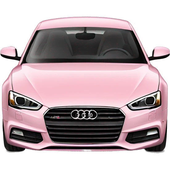 light pink audi a5 emoji