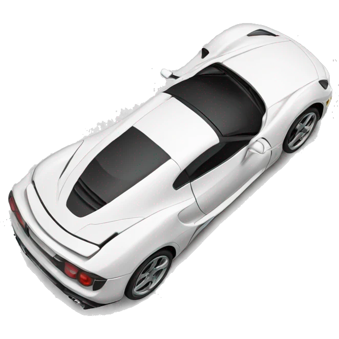 sport car, top view emoji