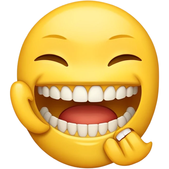 Emoji with teeth gap emoji