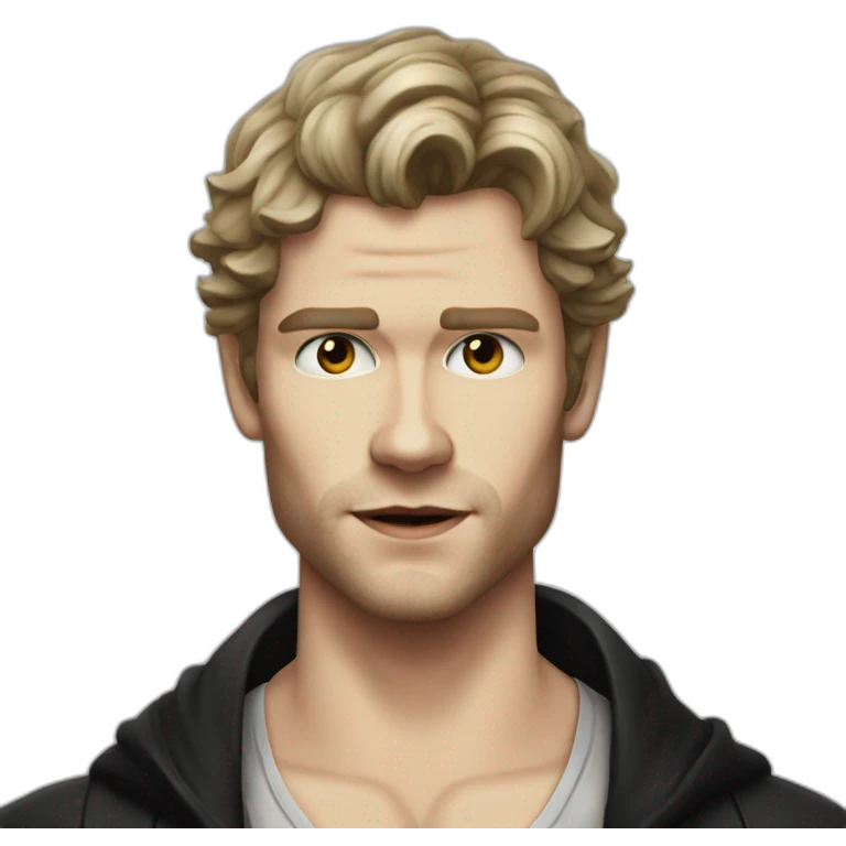 Klaus mikaelson realistic detailed emoji