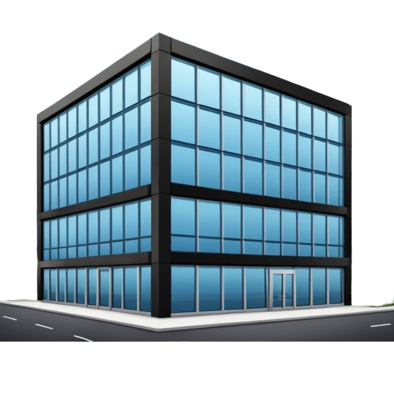 Corporate canteens as buildong outside view emoji