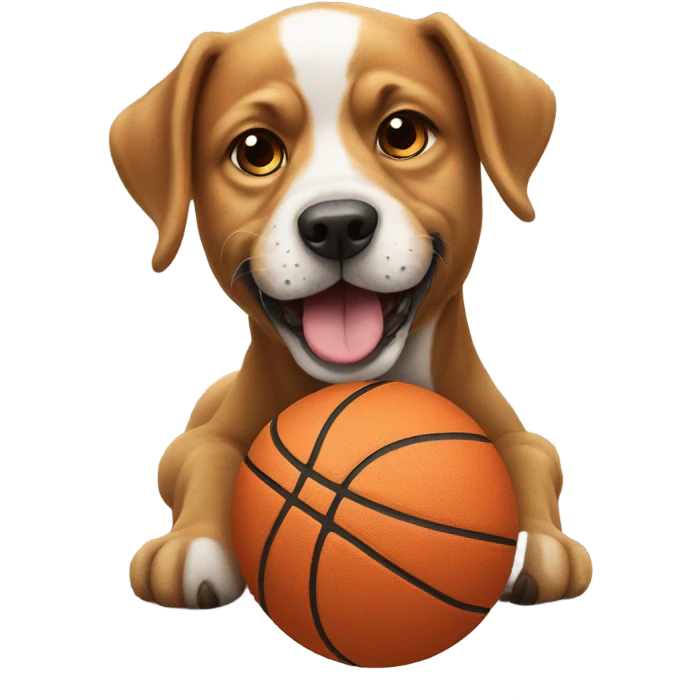 Dogs dunking  emoji