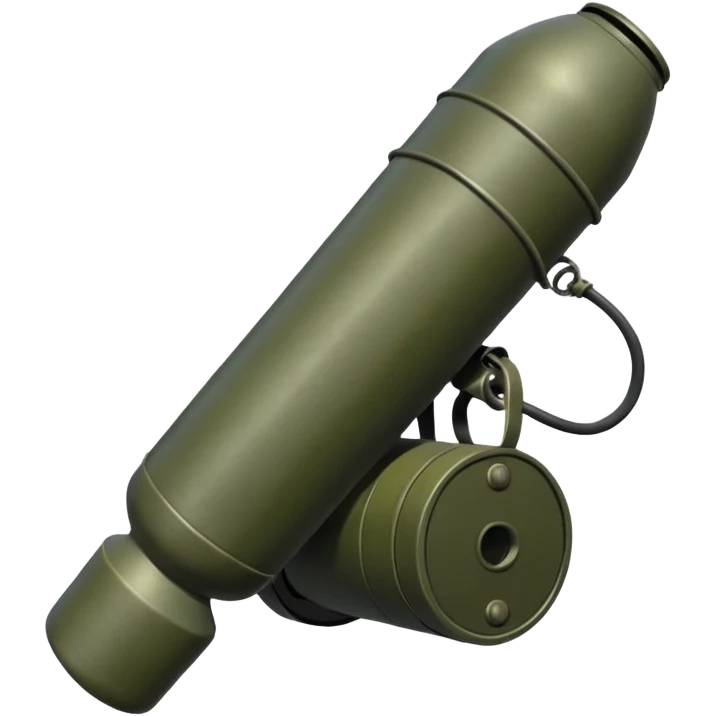generate a realistic elongated anti-tank mine that can be carried by a drone emoji