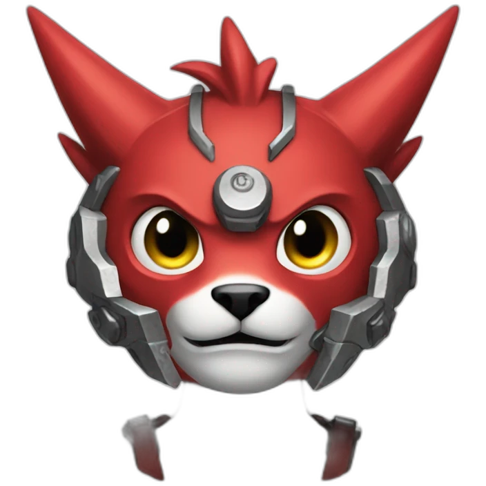 red digimon emoji