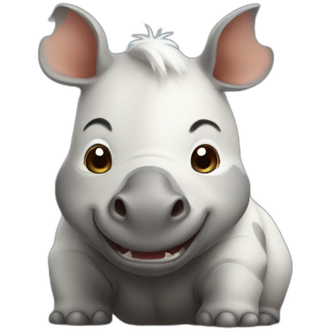 Rhino Skunk emoji