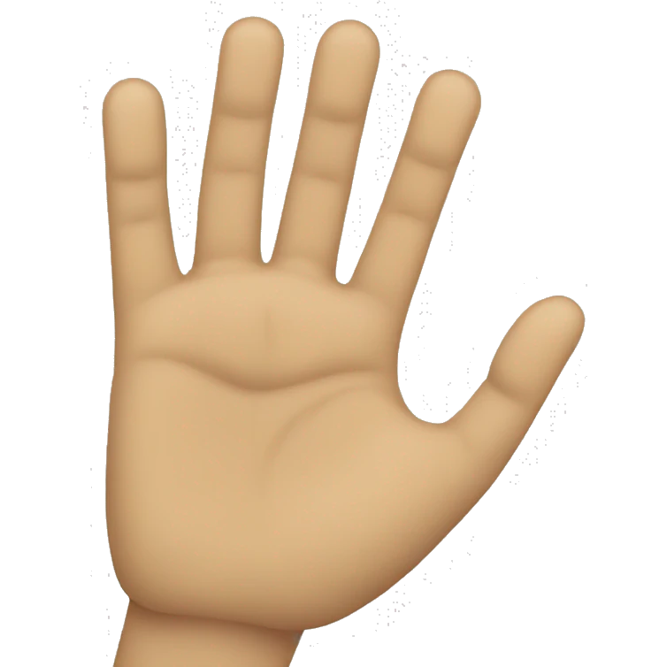 gesto de manos del rapero trueno emoji