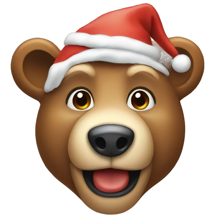 christmas bear emoji