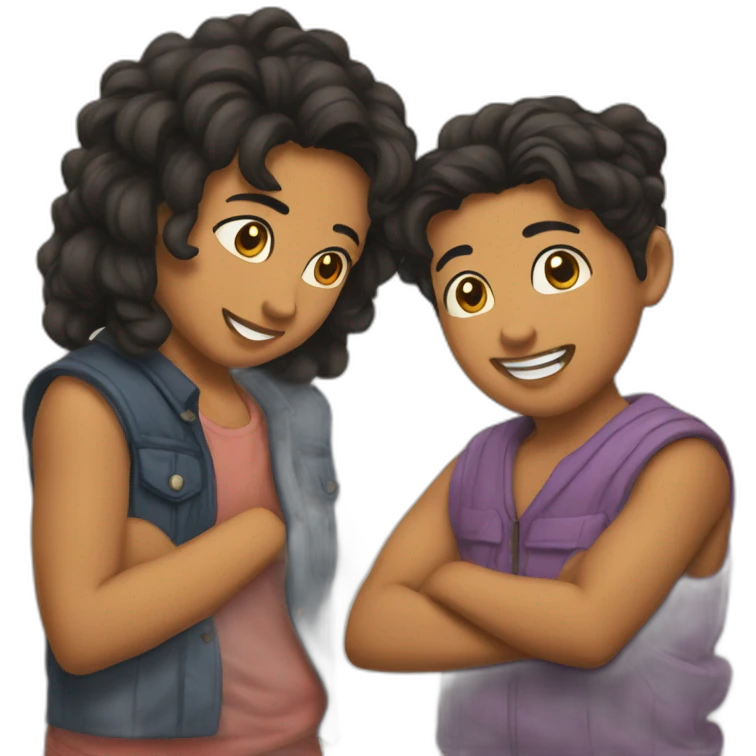 Pisi and Misi emoji