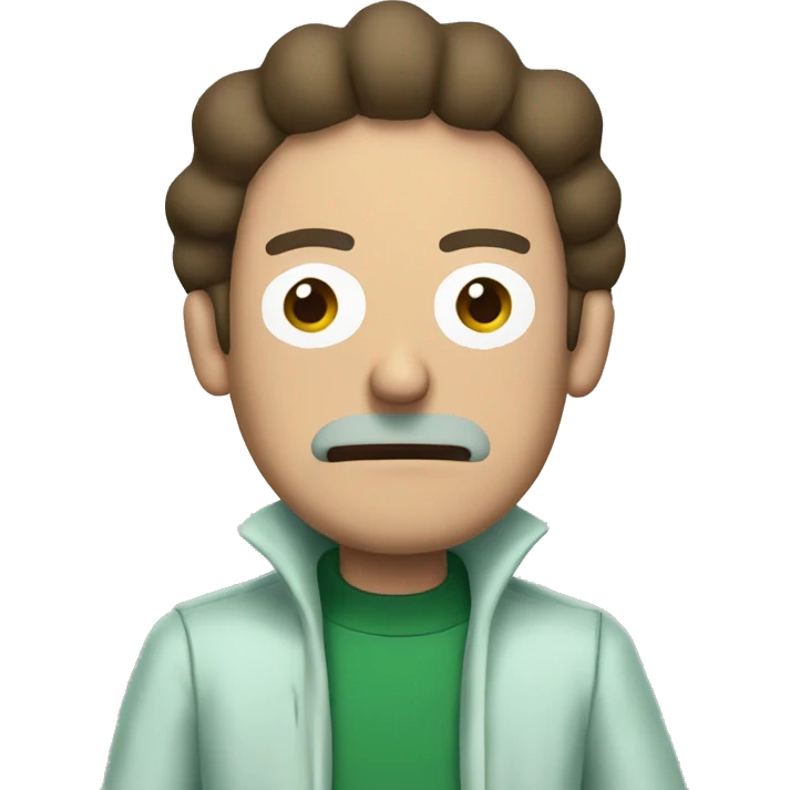 rick and morty Christmas outfit emoji